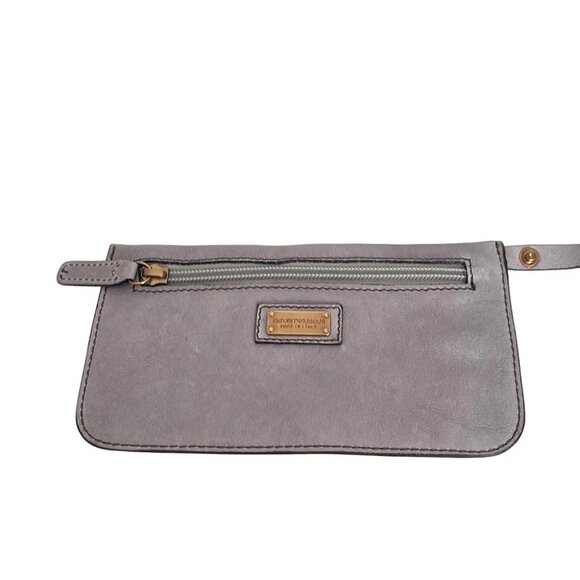 EMPORIO ARMANI - Gray Leather Tote Bag - Picture 6 of 10